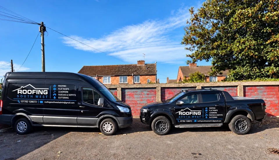Roofing South West van and pickup